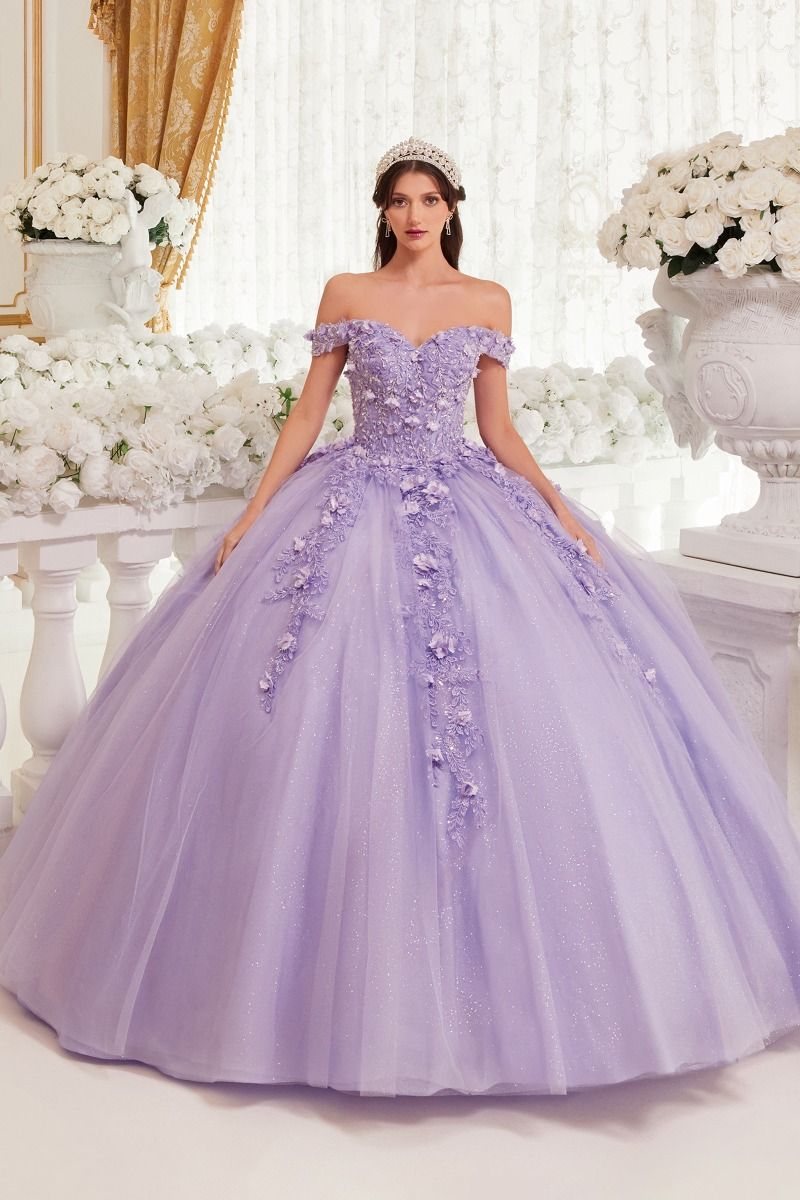 Off The Shoulder Quinceanera Ball Gown Tux-USA