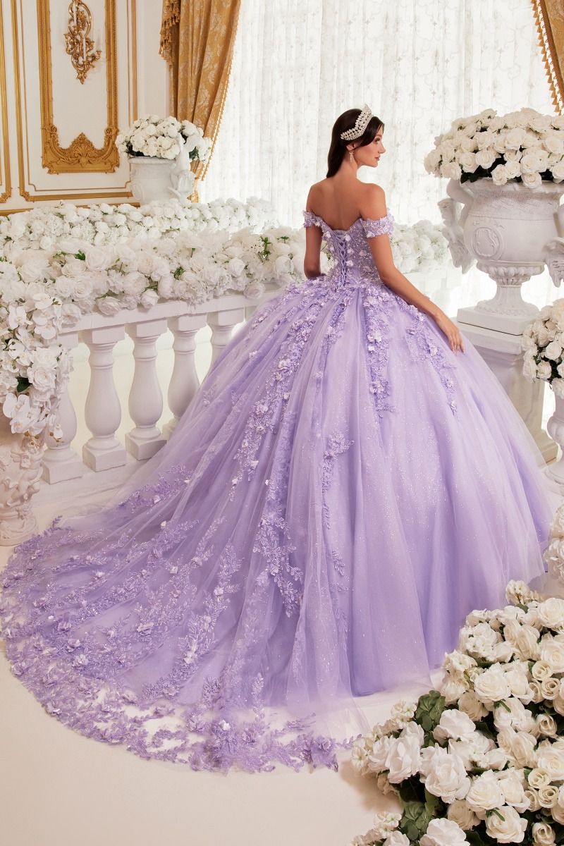 Off The Shoulder Quinceanera Ball Gown Tux-USA