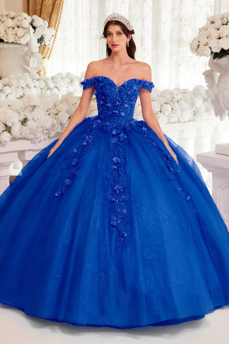 Off The Shoulder Quinceanera Ball Gown Tux-USA