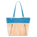 Cork with Color Charcoal style zipper women handbag BAGP-116 Corkadia