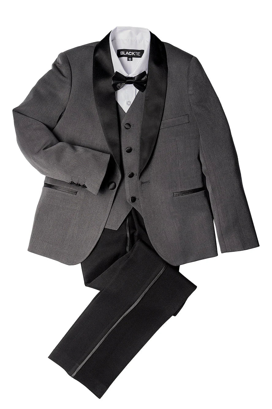 "London" Kids Tuxedo (5-Piece Set)-5