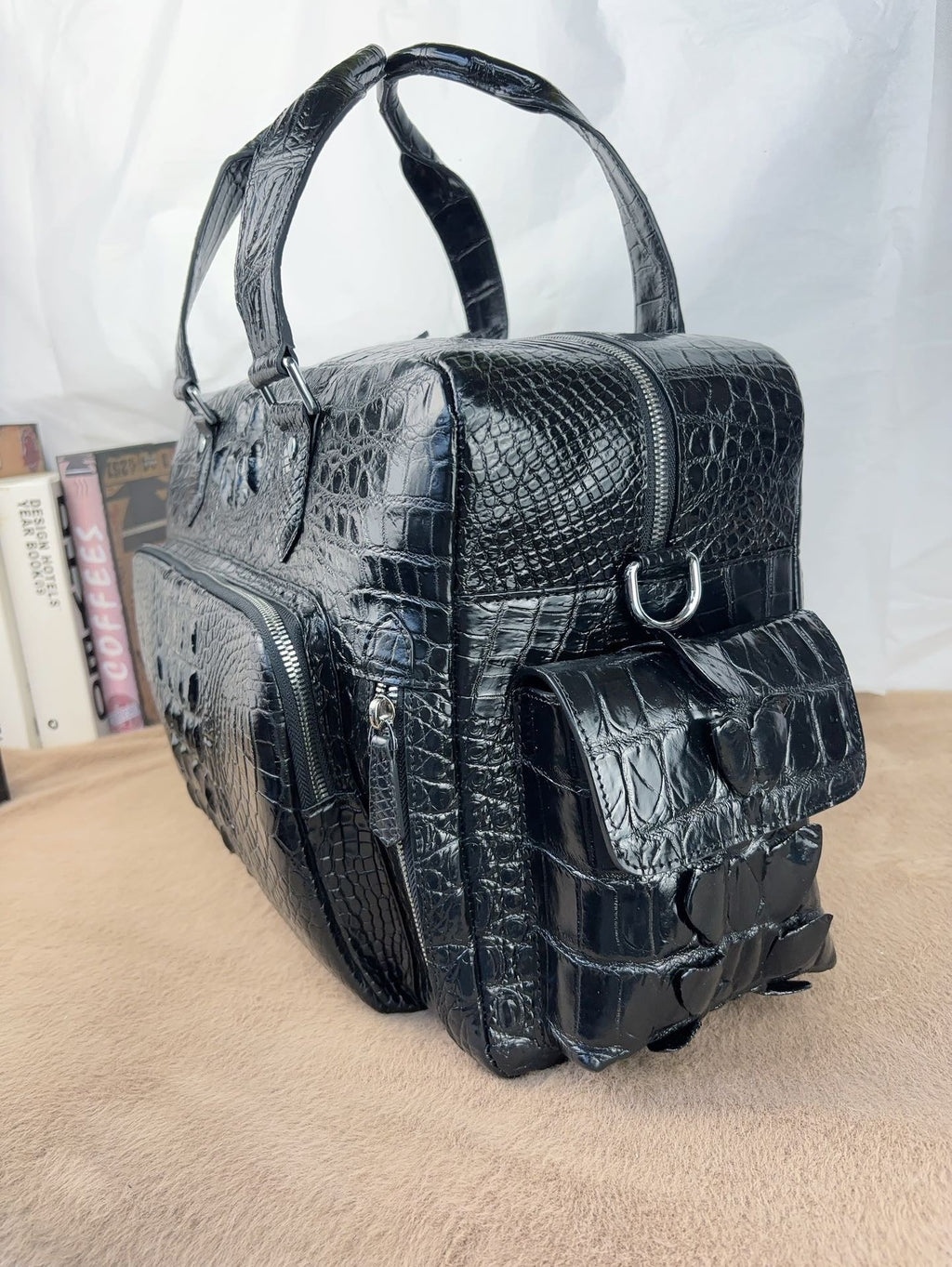 Crocodile Leather Shopper Business Handbag Rossie Viren