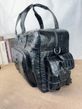 Crocodile Leather Shopper Business Handbag Rossie Viren