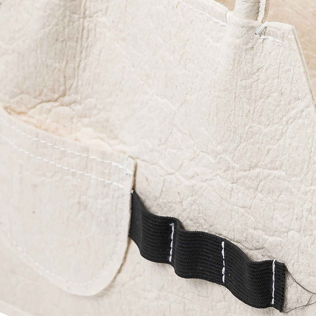 White Pinatex Handbag Infantium Victoria