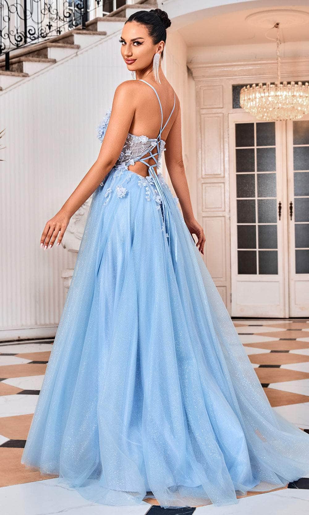 J24001 Formal Evening Gown Tux-USA