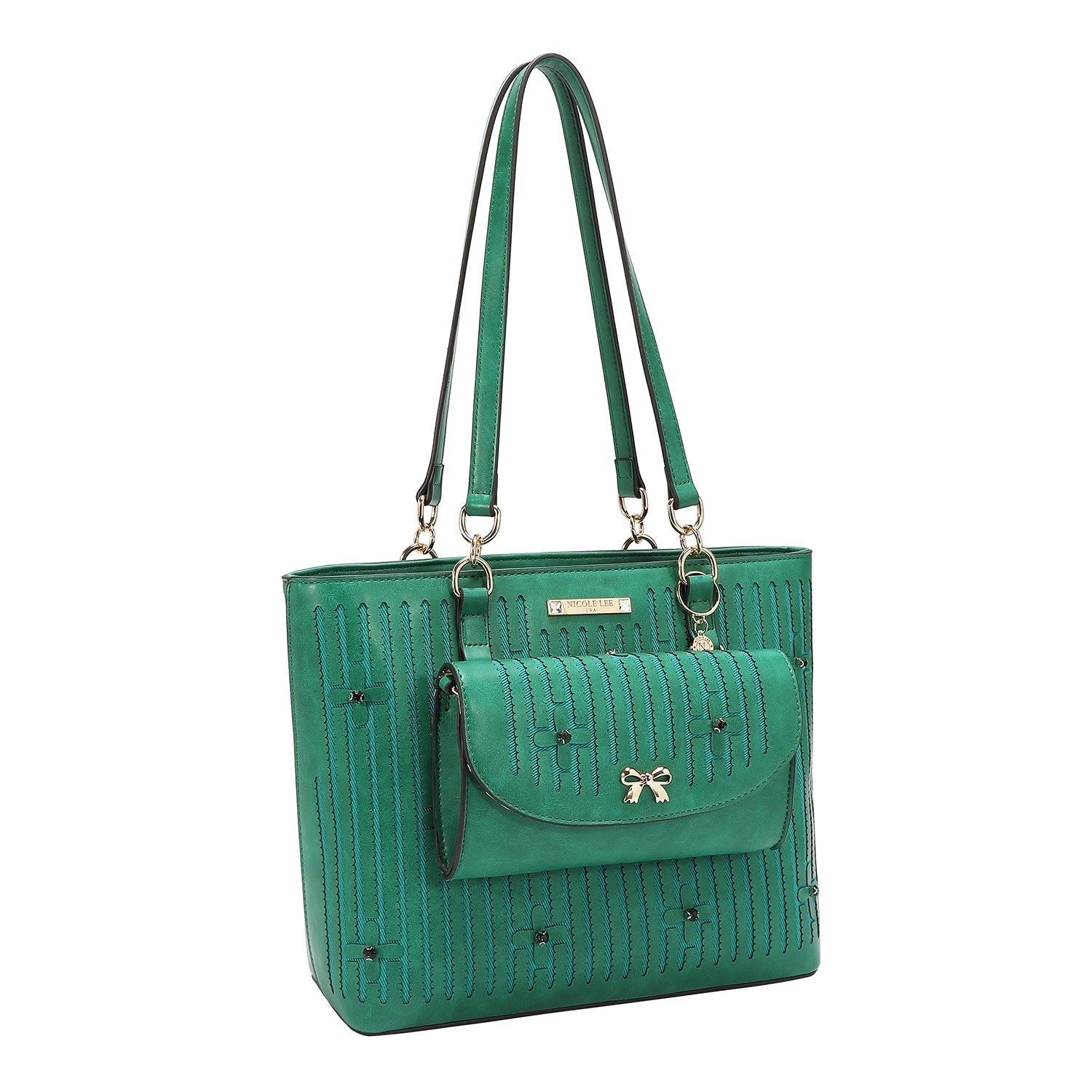HANDBAG P17654 (GREEN) Nicole Lee