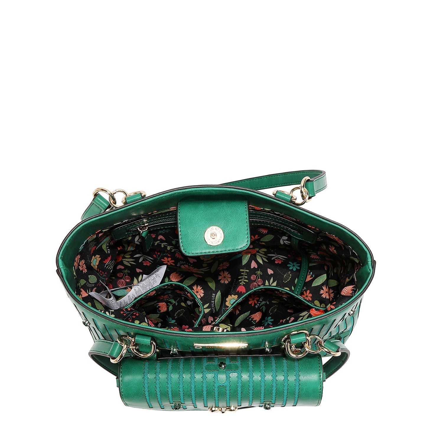 HANDBAG P17654 (GREEN) Nicole Lee