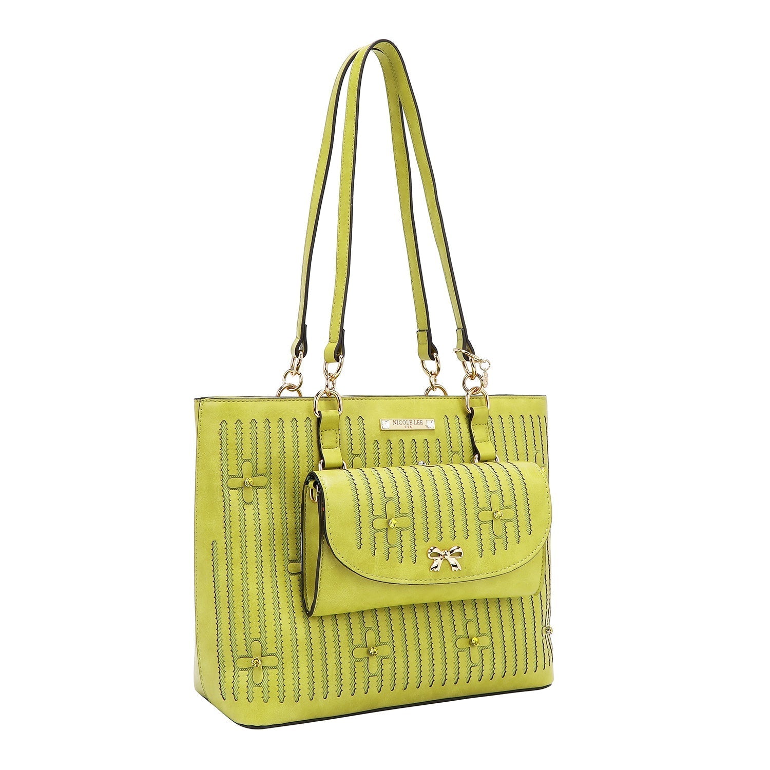 HANDBAG P17654 (LIME) Nicole Lee