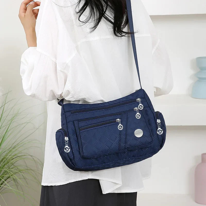 Ladies Handbag Crossbody Travel Bag (Blue) OBA