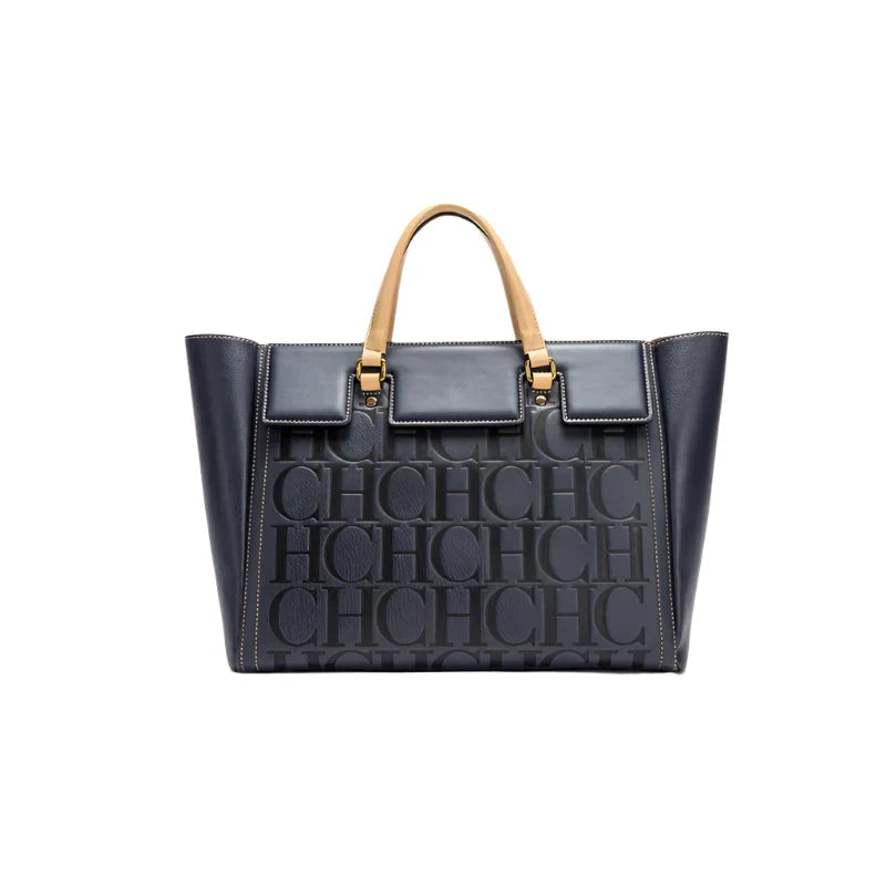 Womens Embossed Business Tote Handbag Wallet OBA