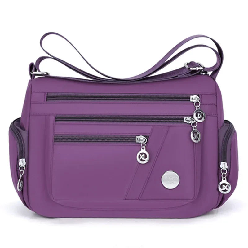 Ladies Handbag Crossbody Travel Bag (Purple) OBA