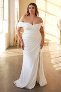 Curve Fitted Bridal Gown Tux-USA