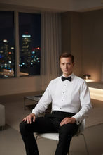 "Charles" White Spread Collar Tuxedo Shirt-4