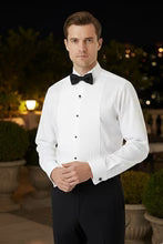 "David" White Wingtip Tuxedo Shirt Tux-USA