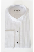 "David" White Wingtip Tuxedo Shirt Tux-USA