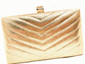 Gold clutch Evening Night Out Collection Handbag-0